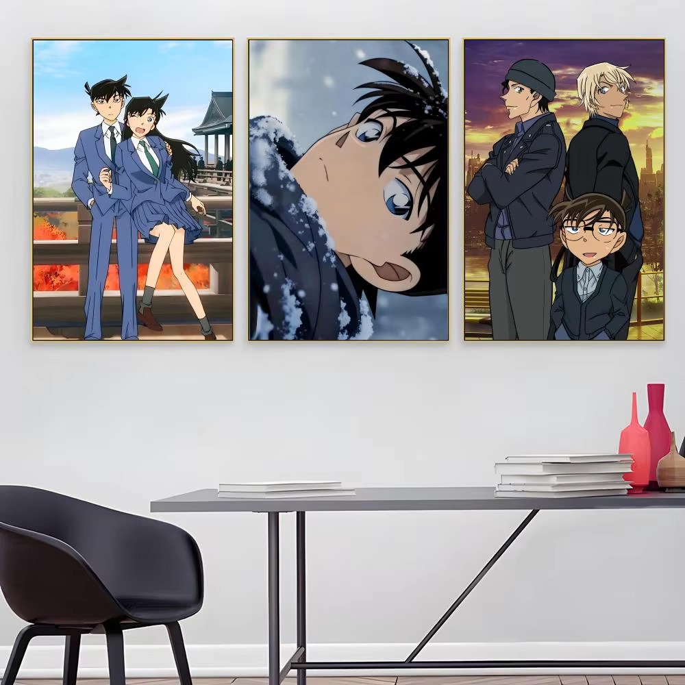 Photo Mosaic Print - ภาพเพชร D-DETECTIVE โคนัน อนิเมะ โมเสกเพชรทรงกลม/สี่เหลี่ยม งานศิลปะสร้างสรรค์