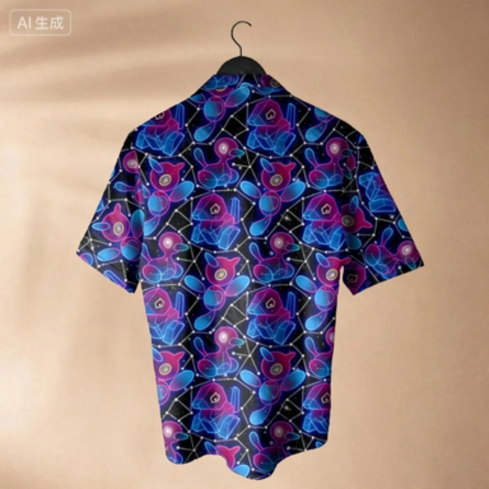 เสื้อเชิ้ตแขนสั้นพิมพ์ลายเต็มต - Custom Star Map บทวิจารณ์และราคา