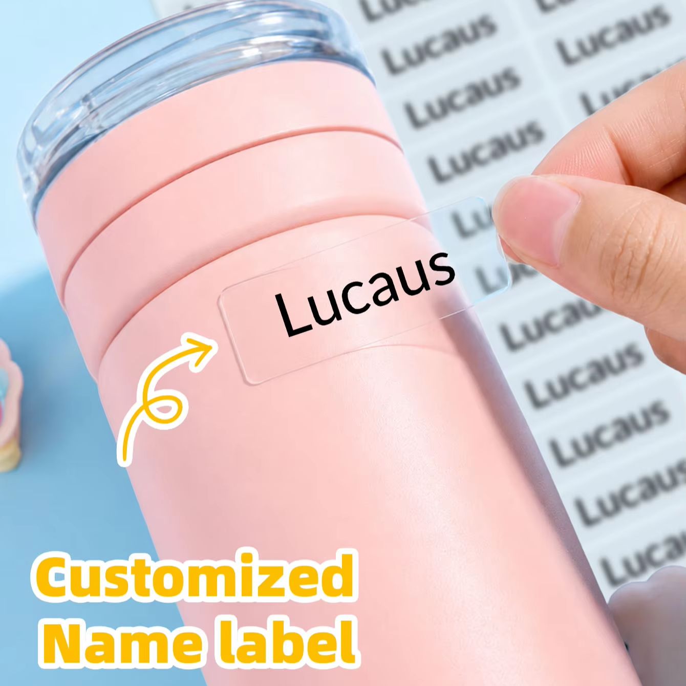 สติกเกอร์ชื่อส่วนตัวแบบกำหนดเอ - Personalized Name Box บทวิจารณ์และราคา