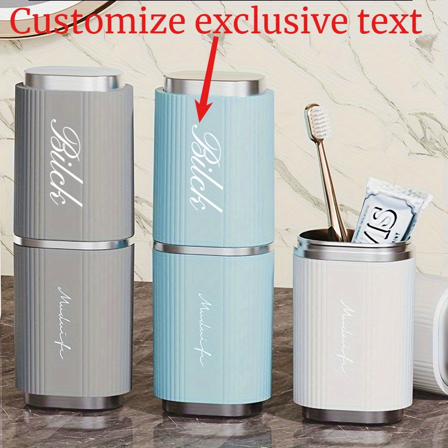 กล่องเก็บแปรงสีฟันแบบพกพาชื่อส - Personalized Name Box บทวิจารณ์และราคา